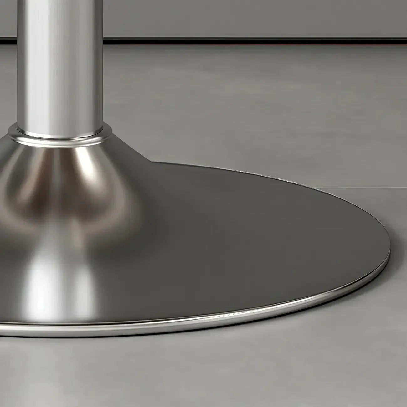 Tabouret de bar pivotant réglable en cuir rembourré