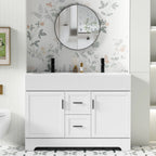Meuble-lavabo Wavy Line 30/36/48 avec évier et robinet