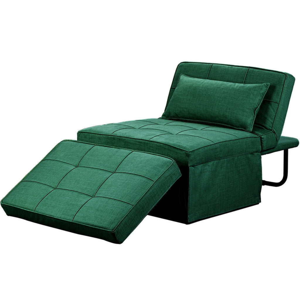Canapé Convertible Lit Canapé Fauteuil Ottoman Pliant Fauteuils Inclinables pour Salon
