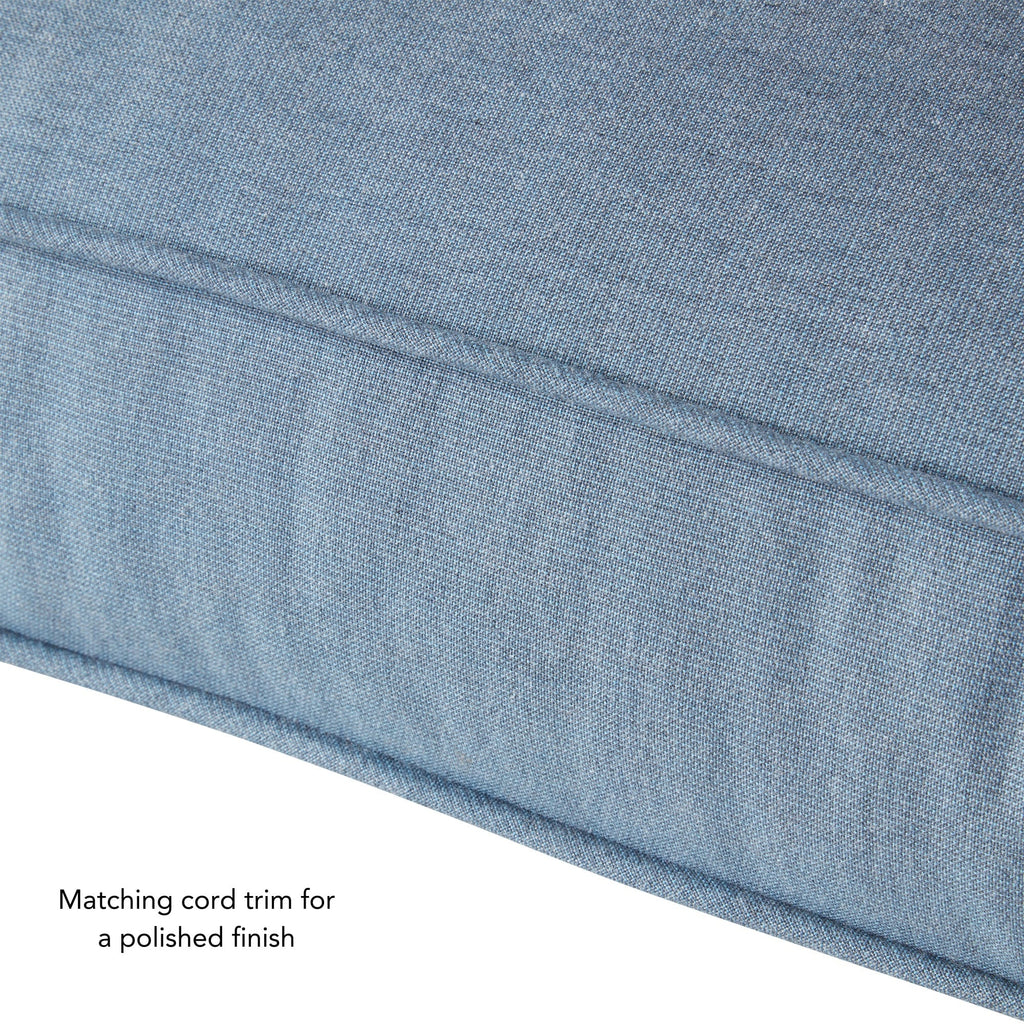 Ensemble de 2 coussins d'extérieur Sunbrella haut de gamme à assise profonde