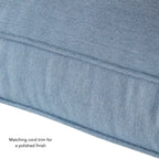 Ensemble de 2 coussins d'extérieur Sunbrella haut de gamme à assise profonde