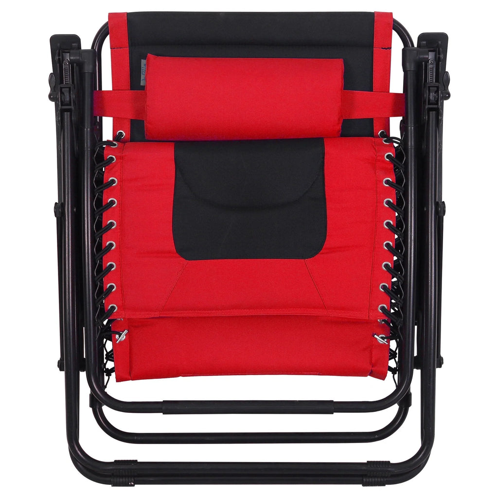 Fauteuil de relaxation zéro gravité XL surdimensionné et rembourré, avec accoudoirs plus larges, inclinable et porte-gobelet - N/A