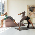 Avana Kami Chaise convertible / Yoga & Massage - Pouf 2 en 1 avec chaise longue de yoga pliable dissimulée, microvelours - N/A