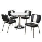 Ensemble de salle à manger Simple Living Raleigh Retro 5 pièces