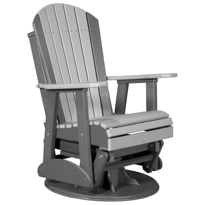 Chaise pivotante et coulissante Adirondack en Poly Lumber
