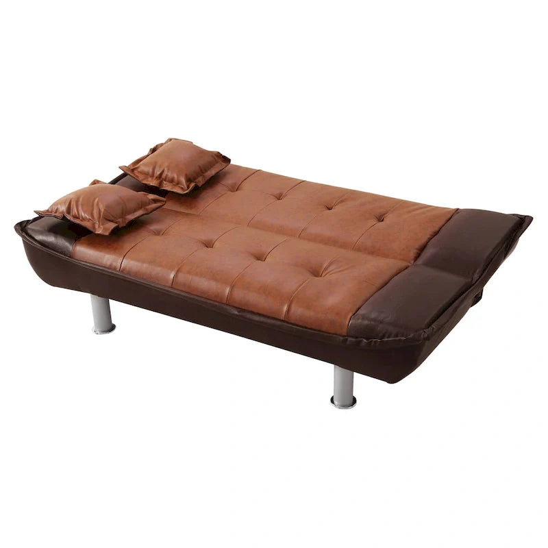 Canapé convertible en similicuir Lionel