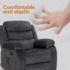 Fauteuil inclinable moelleux avec fonction massage et chauffage