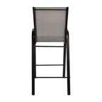 Lot de 4 tabourets de bar d'extérieur en matériau Flex Comfort – Tabouret de terrasse