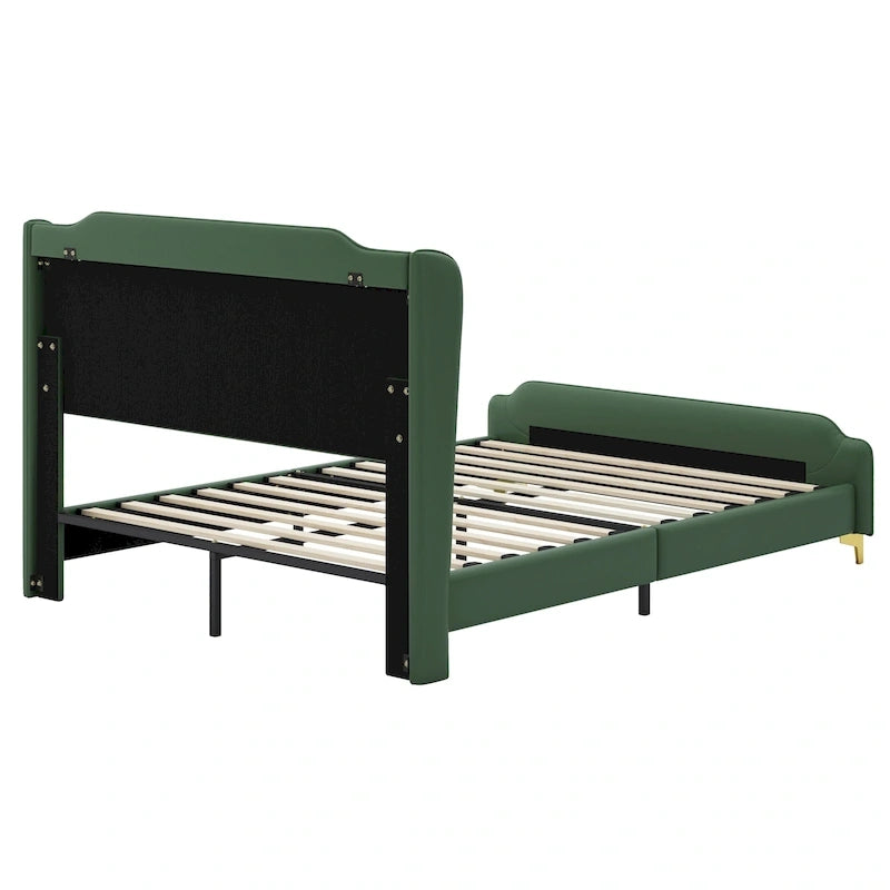 Lit rembourré moderne en cuir PU Uphou de Christopher Knight Home
