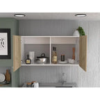 TUHOME Napoles Meuble Haut Mural Double Porte - N/A