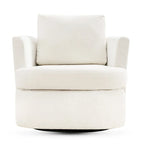 Fauteuils pivotants modernes Chenille pour salon