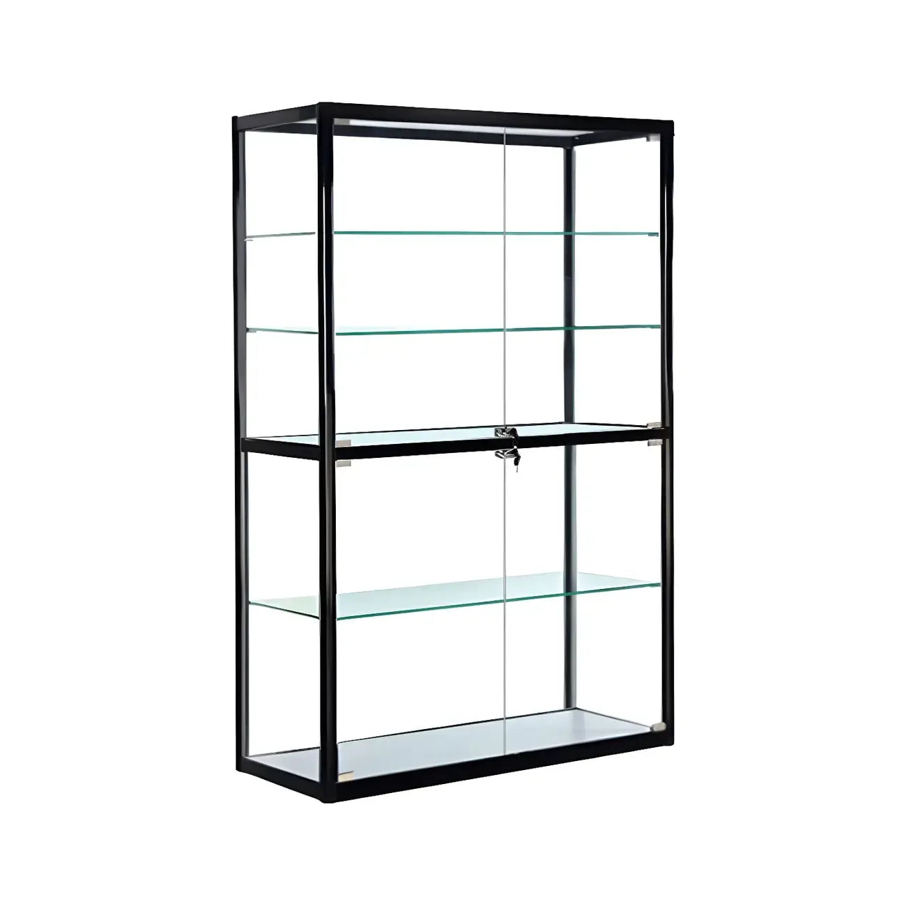 Vitrine contemporaine rectangulaire en verre noir