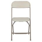 Chaise pliante en plastique - Lot de 10 - Capacité de 295 kg - Chaise événementielle