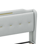 Lit rembourré moderne en cuir PU Uphou de Christopher Knight Home