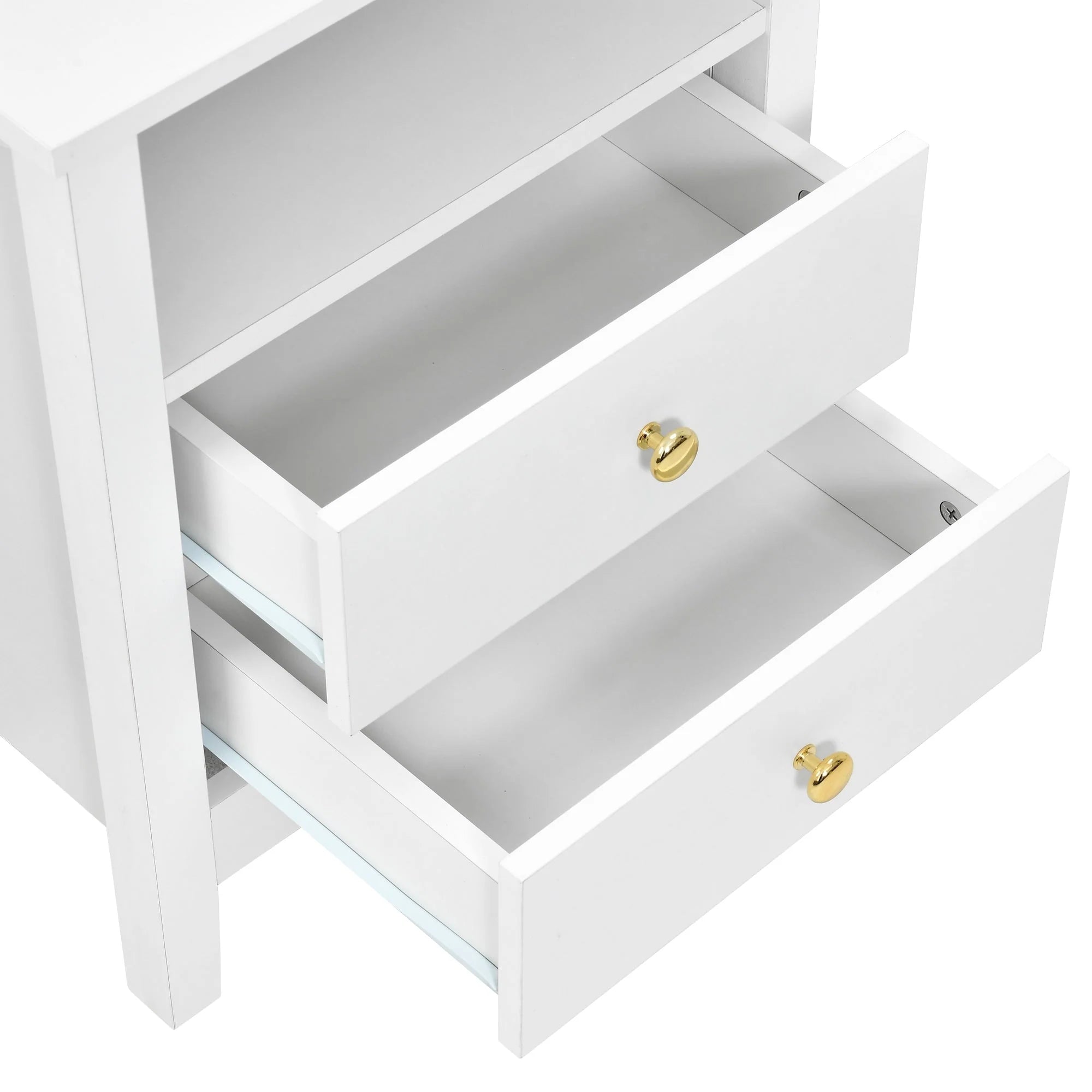 Tables de chevet lot de 2 avec station de recharge table d'appoint avec 2 tiroirs avec ports USB et prises de courant chevet de lit