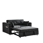 Canapé convertible 54 pouces avec deux places inclinables