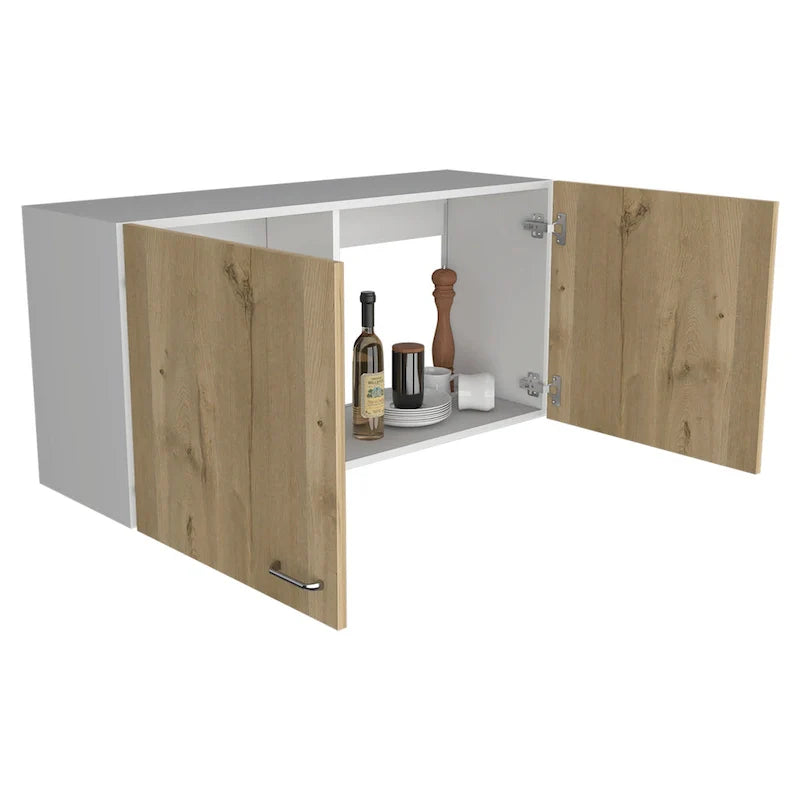 TUHOME Napoles Meuble Haut Mural Double Porte - N/A