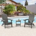 Lot de 2 chaises Adirondack pliantes Bonosuki pour patio et brasero