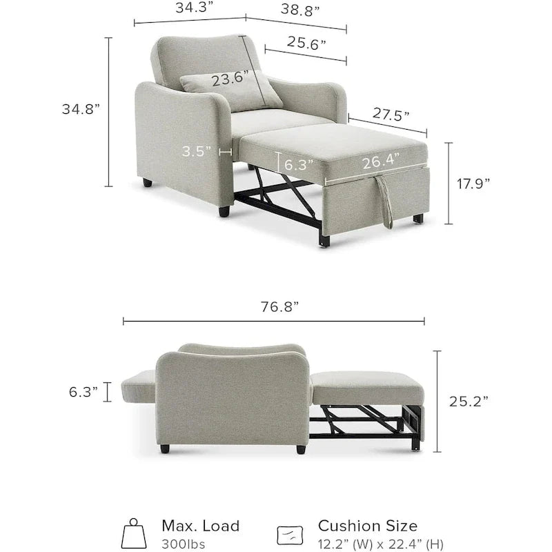 Mopio Sophie Fauteuil convertible 4-en-1
