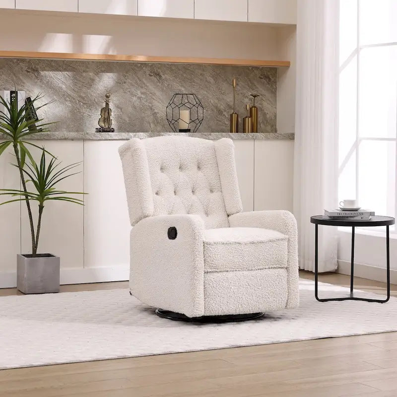 Fauteuil de relaxation multi-vitesses, rotatif à 360 degrés, avec fonction de bascule