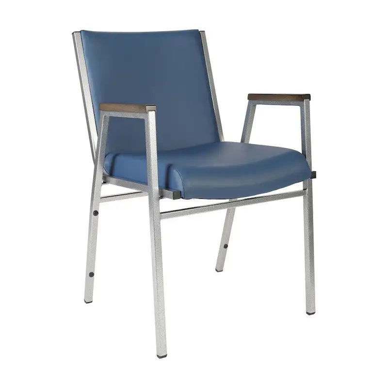 Chaise empilable robuste avec accoudoirs - 21P x 21L x 31H