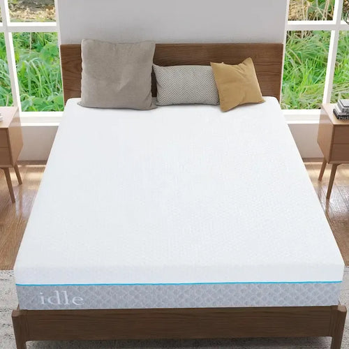 Matelas en mousse à mémoire de forme gel de 12 pouces, matelas rafraîchissant à fermeté moyenne en boîte, CertiPUR-US