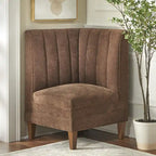 Ensemble banquette rembourrée à dossier cannelé 3 pièces Kerrington de Lifestorey