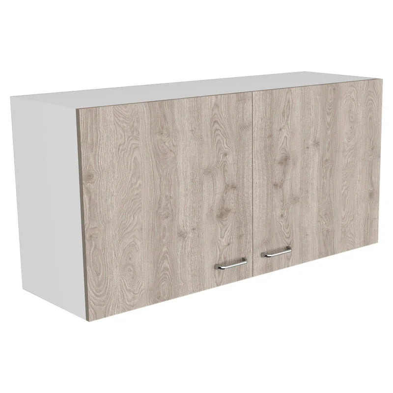 TUHOME Napoles Meuble Haut Mural Double Porte - N/A