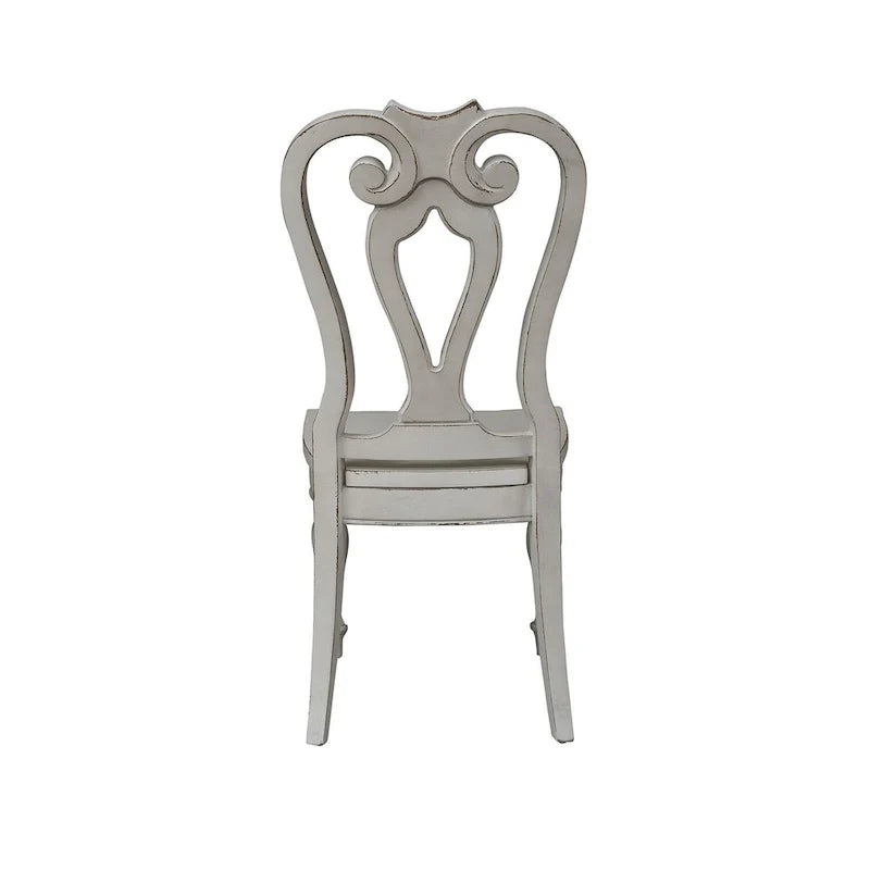 Chaise de salle à manger Magnolia Manor à dossier ajouré (lot de 2)