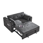 Canapé convertible 54 pouces avec deux places inclinables