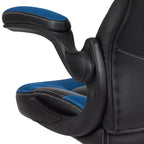 Fauteuil de bureau ergonomique pivotant réglable Flash Furniture X10 pour gamer avec accoudoirs relevables