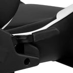 Chaise de jeu ergonomique Emma et Oliver Racing avec dossier entièrement inclinable en cuir synthétique rouge