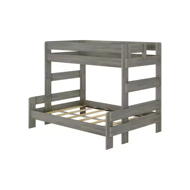 Lits superposés Max & Lily, jumeaux sur lits doubles, lits superposés modernes en bois massif de style ferme pour enfants