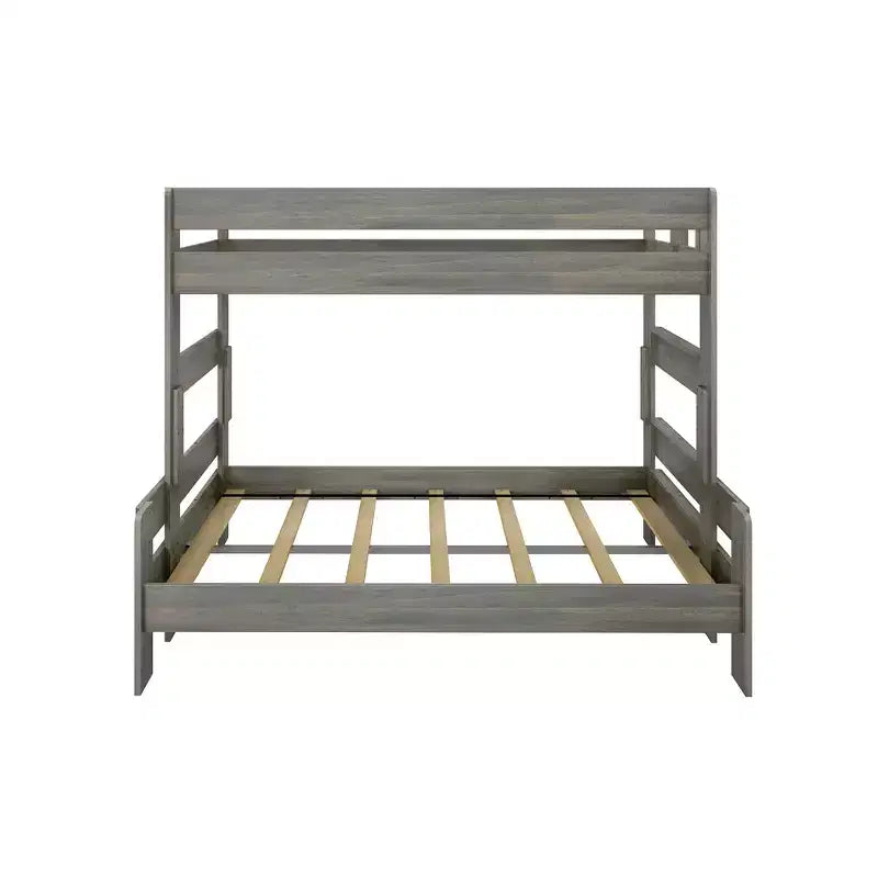 Lits superposés Max & Lily, jumeaux sur lits doubles, lits superposés modernes en bois massif de style ferme pour enfants