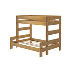 Lits superposés Max & Lily, jumeaux sur lits doubles, lits superposés modernes en bois massif de style ferme pour enfants