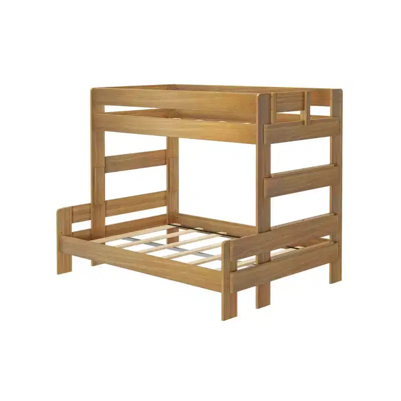 Lits superposés Max & Lily, jumeaux sur lits doubles, lits superposés modernes en bois massif de style ferme pour enfants