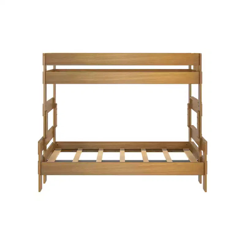 Lits superposés Max & Lily, jumeaux sur lits doubles, lits superposés modernes en bois massif de style ferme pour enfants