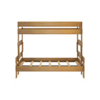 Lits superposés Max & Lily, jumeaux sur lits doubles, lits superposés modernes en bois massif de style ferme pour enfants