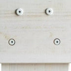 Lits superposés Max & Lily, jumeaux sur lits doubles, lits superposés modernes en bois massif de style ferme pour enfants
