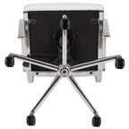Chaise de bureau ergonomique Merrick Lane à dossier haut avec accoudoirs rembourrés en métal, chaise de bureau pivotante de direction
