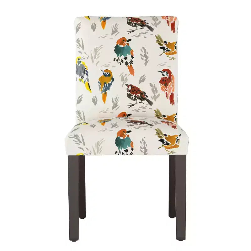 Chaise de salle à manger Skyline Furniture Hendrix avec imprimé oiseaux