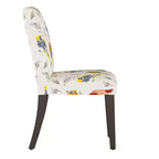 Chaise de salle à manger Skyline Furniture Hendrix avec imprimé oiseaux