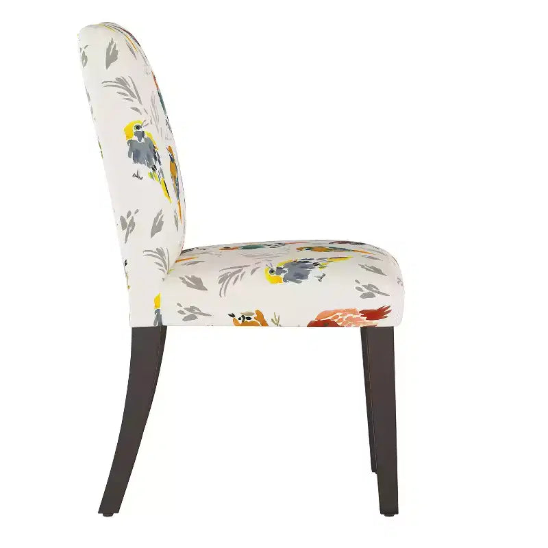 Chaise de salle à manger Skyline Furniture Hendrix avec imprimé oiseaux