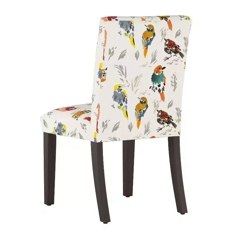 Chaise de salle à manger Skyline Furniture Hendrix avec imprimé oiseaux