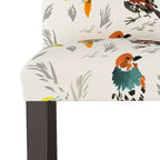 Chaise de salle à manger Skyline Furniture Hendrix avec imprimé oiseaux