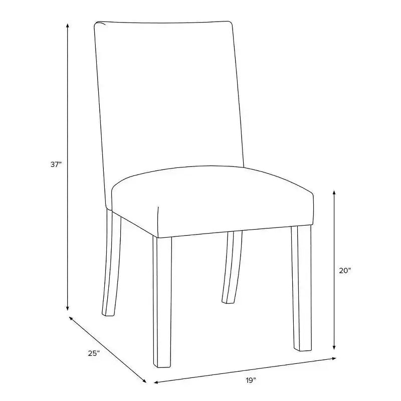 Chaise de salle à manger Skyline Furniture Hendrix avec imprimé oiseaux