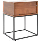 Table de chevet 1 tiroir Marquise - NST5005 - Marron - Safavieh