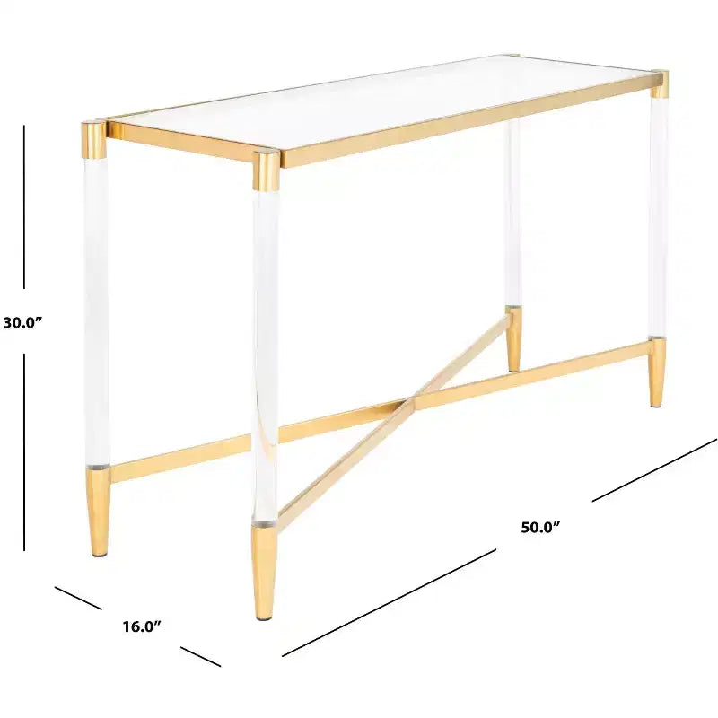 Kyla Console en Acrylique - SFV2543A - Transparent - Safavieh Couture