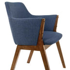 Lot de 2 chaises de salle à manger Renzo en tissu et bois - Armen Living