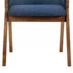 Lot de 2 chaises de salle à manger Renzo en tissu et bois - Armen Living